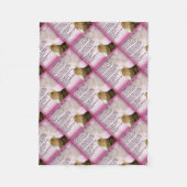 Couverture Polaire Poème de belle-fille de chats (Devant)