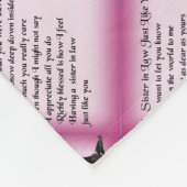 Couverture Polaire Poème   de belle-soeur de vin (Coin)