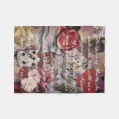 Couverture Polaire poème de la reine des coeurs (Devant (Horizontal))