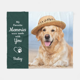 Couverture Polaire Poète Memorial Chien Sympathy Cadeau Photo personn