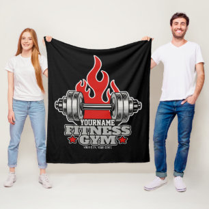 Couverture Polaire Poids Personnalisé Levant Dumbbell Fitness Gym