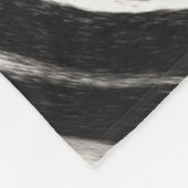 Couverture Polaire Poignée Filles Zèbre Imprimer Faux Fur (Coin)