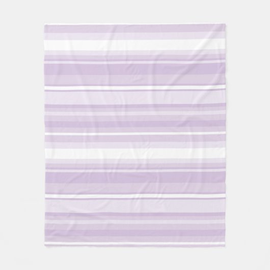 Couverture Polaire Poignée rayures violettes (Devant)