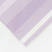 Couverture Polaire Poignée rayures violettes (Coin)