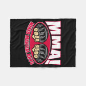 Couverture Polaire Poings de MIXED MARTIAL ART (Devant (Horizontal))