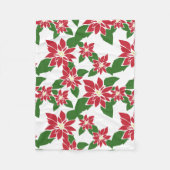 Couverture Polaire Poinsettia (Devant)