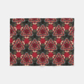 Couverture Polaire Poinsettia Trifecta  Abstract Design (Devant (Horizontal))