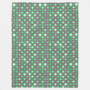 Couverture Polaire Point Polka 02.Vert. Gray BG