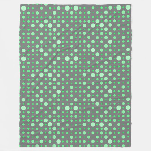 Couverture Polaire Point Polka 02.Vert. Gray BG (Devant)