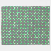 Couverture Polaire Point Polka 02.Vert. Gray BG (Devant (Horizontal))