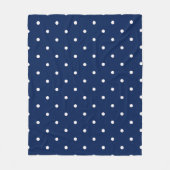 Couverture Polaire Pointe bleu marine (Devant)