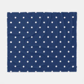Couverture Polaire Pointe bleu marine (Devant (Horizontal))