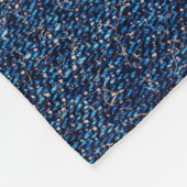 Couverture Polaire Pointe droite avec fil orange sur le den blanchi (Coin)