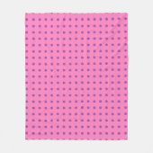 Couverture Polaire Pointe rose et violet (Devant)