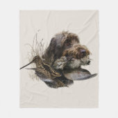 Couverture Polaire Pointeur à poils durs Griffon, Chasse à la bécasse (Devant)