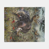 Couverture Polaire Pointeurs allemands à poils courts (Devant (Horizontal))