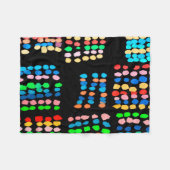 Couverture Polaire Points colorés (Devant (Horizontal))