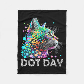 Couverture Polaire Points colorés Amoureux des chats Joyeux maillots 