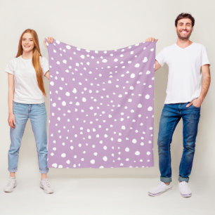 Couverture Polaire Points Dalmatiens Lilac, Points Dalmatiens, Pots D