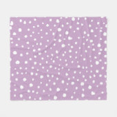 Couverture Polaire Points Dalmatiens Lilac, Points Dalmatiens, Pots D (Devant (Horizontal))