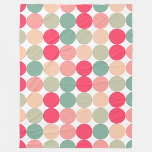 Couverture Polaire Points de couleur 01 (Devant)