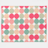 Couverture Polaire Points de couleur 01 (Devant (Horizontal))