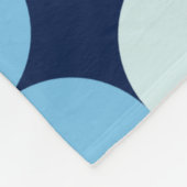 Couverture Polaire Points de couleur 02 - Bleu foncé (Coin)