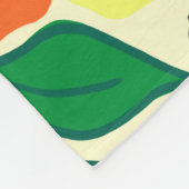 Couverture Polaire Points de jardin tropicaux (Coin)