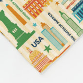 Couverture Polaire Points de repère des Etats-Unis d'Amérique (Coin)