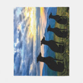 Couverture Polaire Points de vue - Coucher de soleil de Greyhound (Devant)