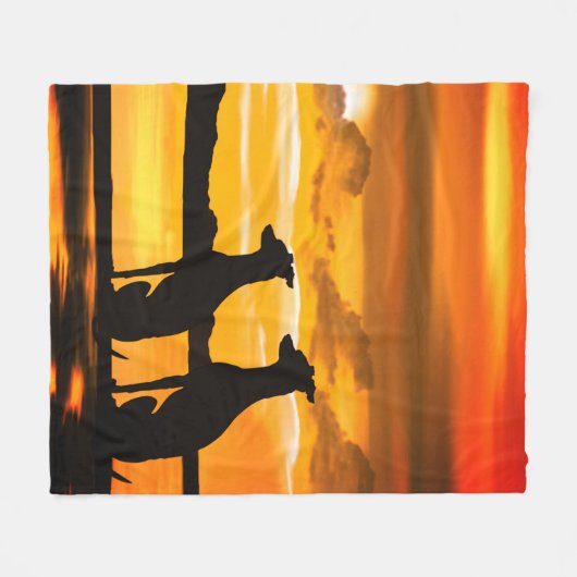 Couverture Polaire Points de vue - Lever du soleil (Devant (Horizontal))