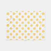Couverture Polaire Points jaunes (Devant (Horizontal))