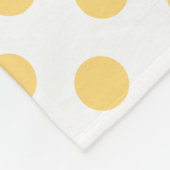 Couverture Polaire Points jaunes (Coin)