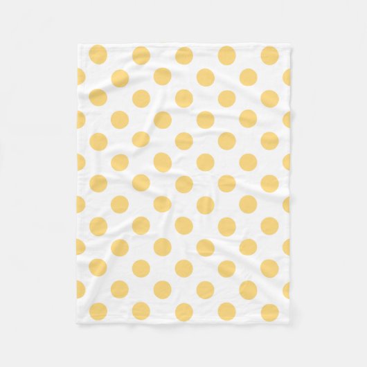 Couverture Polaire Points jaunes (Devant)