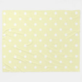 Couverture Polaire Points Jaunes Bébé (Devant (Horizontal))