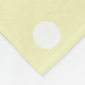 Couverture Polaire Points Jaunes Bébé (Coin)