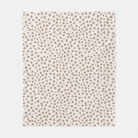 Couverture Polaire Points miel (Devant)
