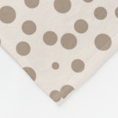 Couverture Polaire Points miel (Coin)