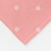 Couverture Polaire Points modernes roses de les années 50 de chien de (Coin)