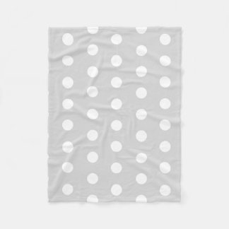 Couverture Polaire Points Poka Violets
