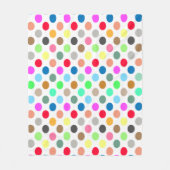 Couverture Polaire Points polka - multicolores (Devant)