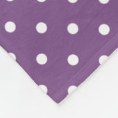 Couverture Polaire Points violets (Coin)