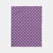Couverture Polaire Points violets (Devant)