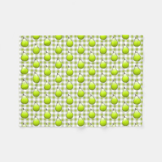 Couverture Polaire Poire Verte Sucrée (Devant (Horizontal))