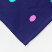 Couverture Polaire Pois céleste (Coin)