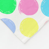 Couverture Polaire Pois coloré (Coin)