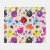 Couverture Polaire Pois coloré (Devant (Horizontal))