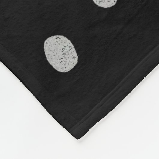 Couverture Polaire Pois d'argent et d'or (Coin)