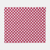 Couverture Polaire Pois joueurs | PD-03 | (Devant (Horizontal))