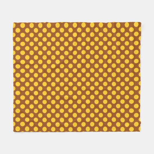 Couverture Polaire Pois joueurs | PD-05 | (Devant (Horizontal))